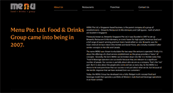 Desktop Screenshot of menu.com.sg