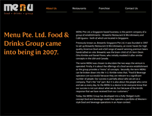 Tablet Screenshot of menu.com.sg