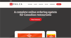 Desktop Screenshot of menu.ca